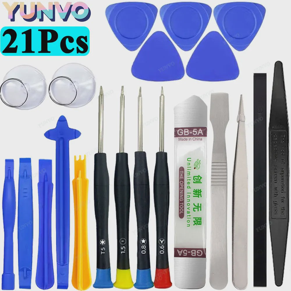 Professionele Reparatie Tool Kit voor Mobiele Telefoons - Precisie Schroevendraaiers & Openingsgereedschap