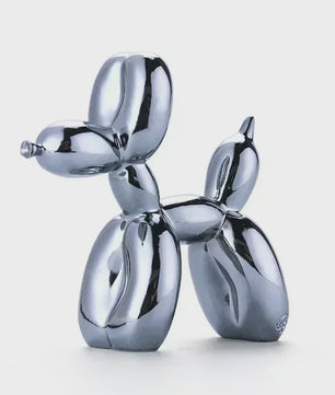 Glanzende Ballonhond Sculptuur - Stijlvolle Decoratie voor Huis & Kantoor