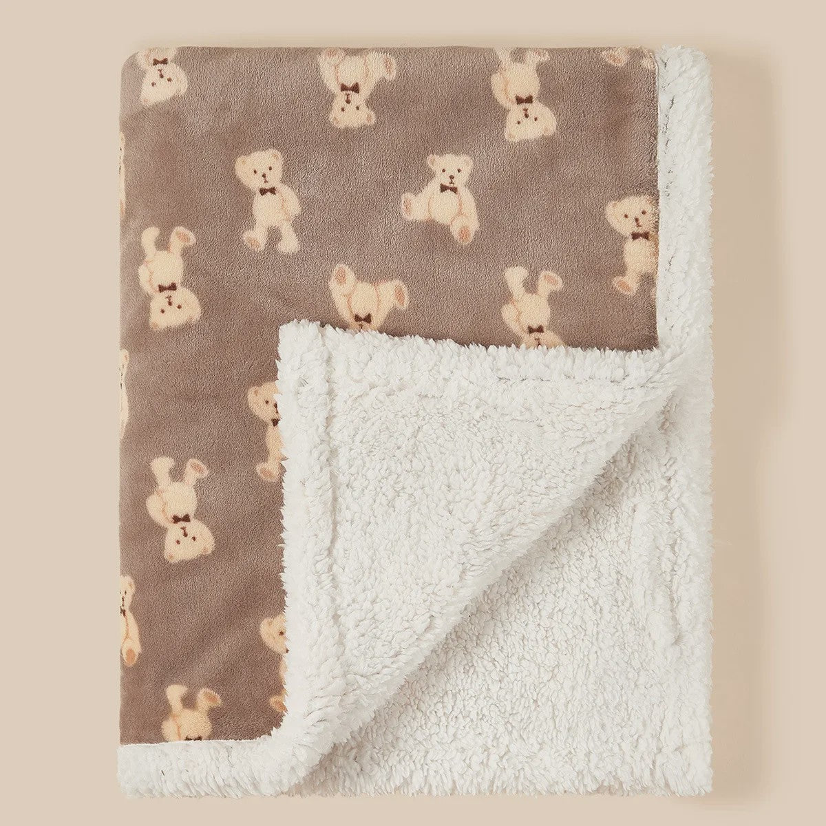 Luxe Baby Swaddle Deken - Warm Fluwelen & Lamswol Fleece - Zacht & Knus voor de Baby