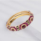 Bohemian Emaille Armband Dames - Kleurrijke Cloisonné Bangle met Indiaas Design