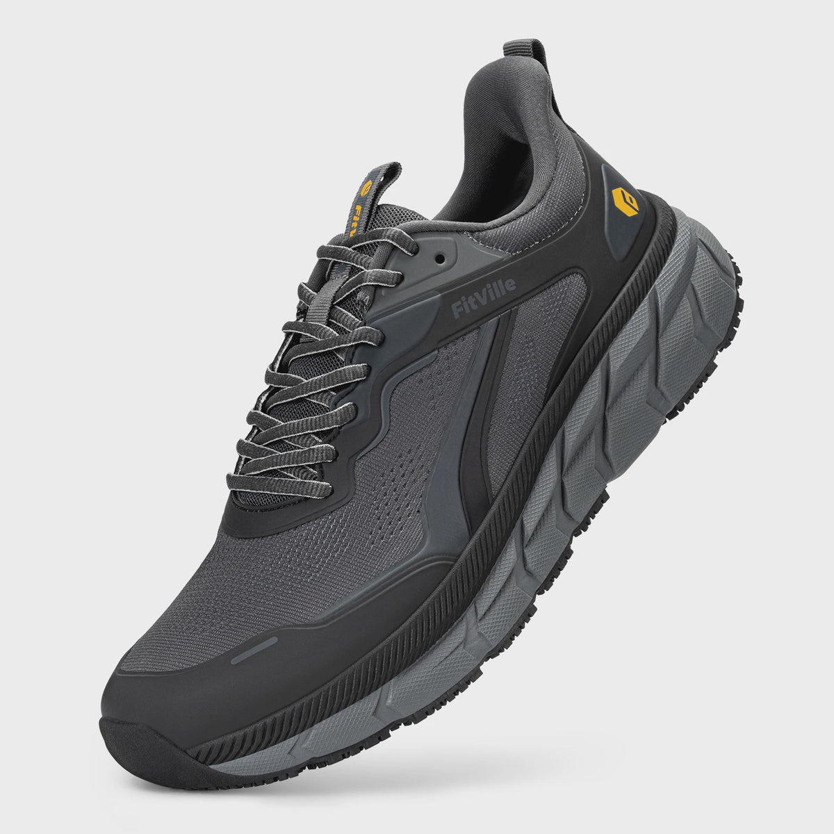 FitVille Extra Brede Hardloopschoenen voor Heren - Lichtgewicht, Ademend & Anti-slip