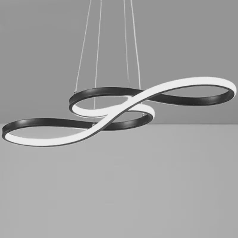 Moderne LED Plafondlamp met Afstandsbediening - Goudkleurig, Dimbare Hanglamp voor Keuken of Eettafel
