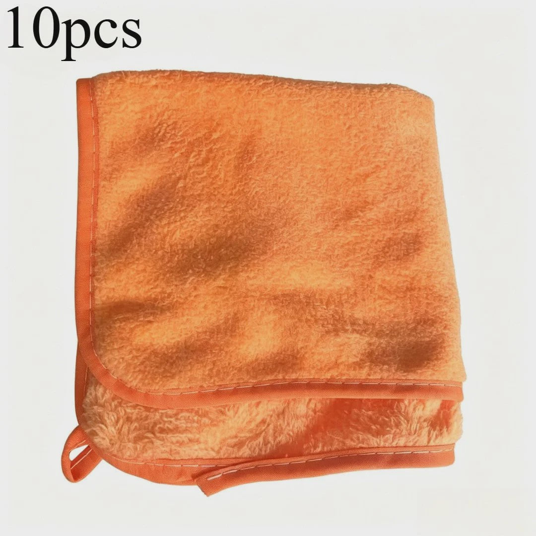 Microfiber Poetsdoeken 30x60cm - Zacht, Sneldrogend & Dubbellaags (1/2/3/6/10 Stuks)