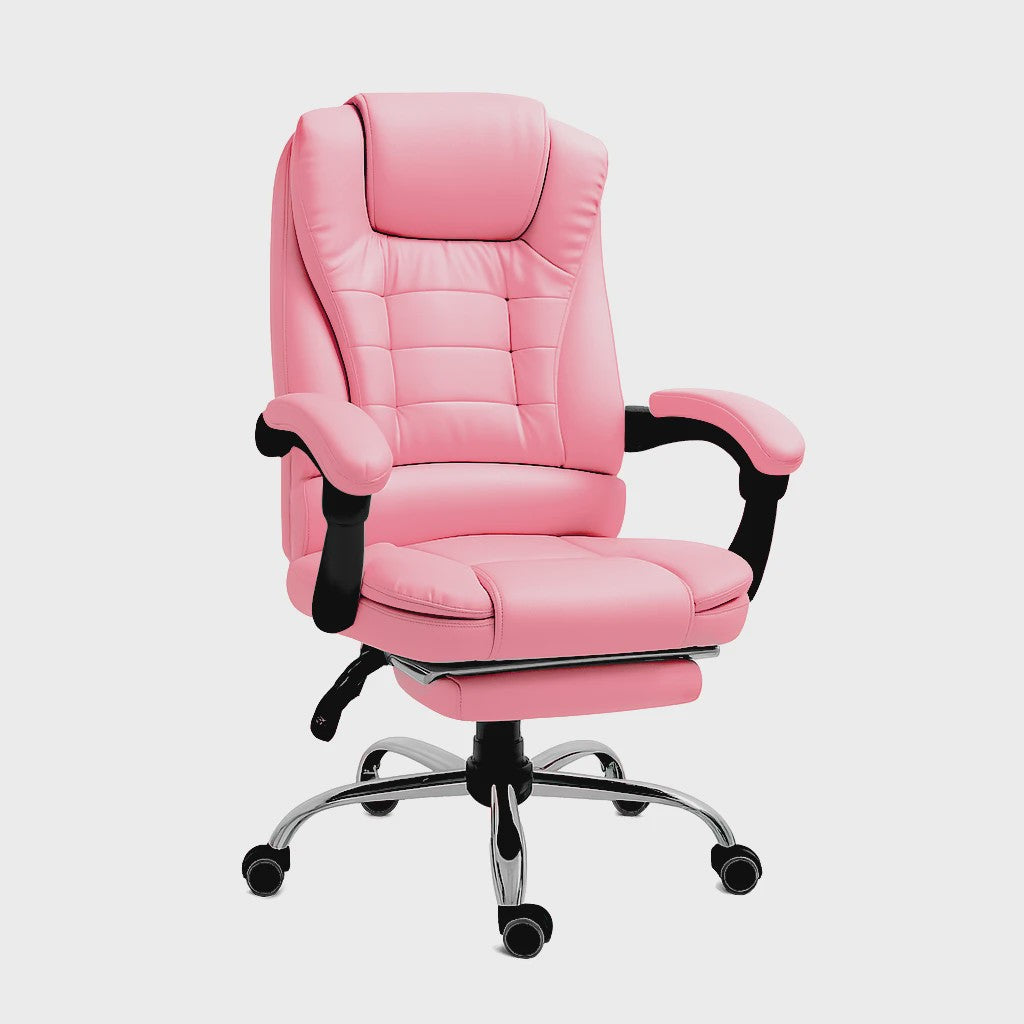 Ergonomische Bureaustoel met Voetensteun - Verstelbaar en Comfortabel