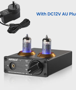 AIYIMA T3 HiFi Vacuum Tube Phono Preamplifier voor Platenspeler