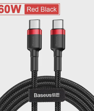Baseus USB-C naar USB-C Kabel 100W PD Snellader - Geschikt voor iPhone, MacBook, Samsung & Xiaomi