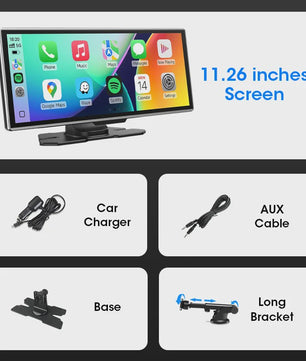 Universele 11.26" Draadloze CarPlay & Android Auto Multimedia Auto Scherm
