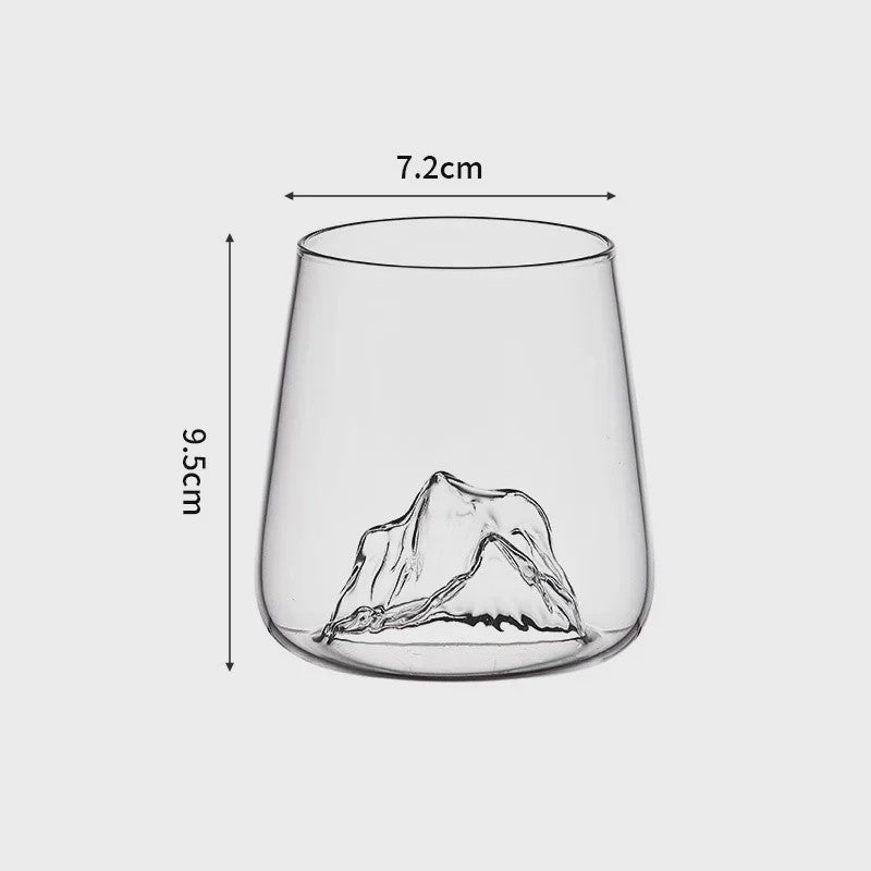 Unieke IJsberg Waterkan 2000ml met 4 IJsberg Glazen 370ml - Creatieve Drinkset