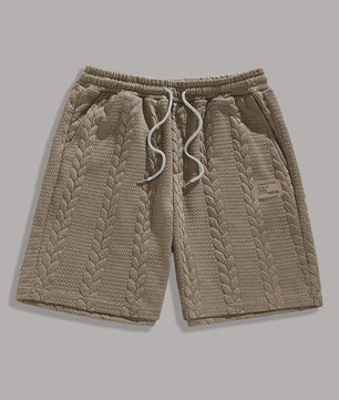 Heren Casual Shorts met Koord - Wit, Ademend & Los - 5 Inch Binnenbeenlengte