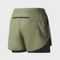 Heren Sportshorts Dubbellaags - Sneldrogend & Comfortabel voor Fitness en Hardlopen