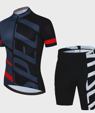 Professionele Fietskleding Set Heren - Zomer MTB Shirt & Bib Shorts