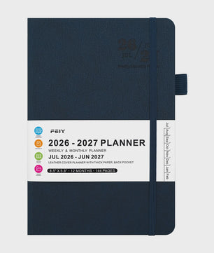 Minimalistische A5 Planner 2026-2027: Dagelijks & Wekelijks Boek voor Werk en Studie