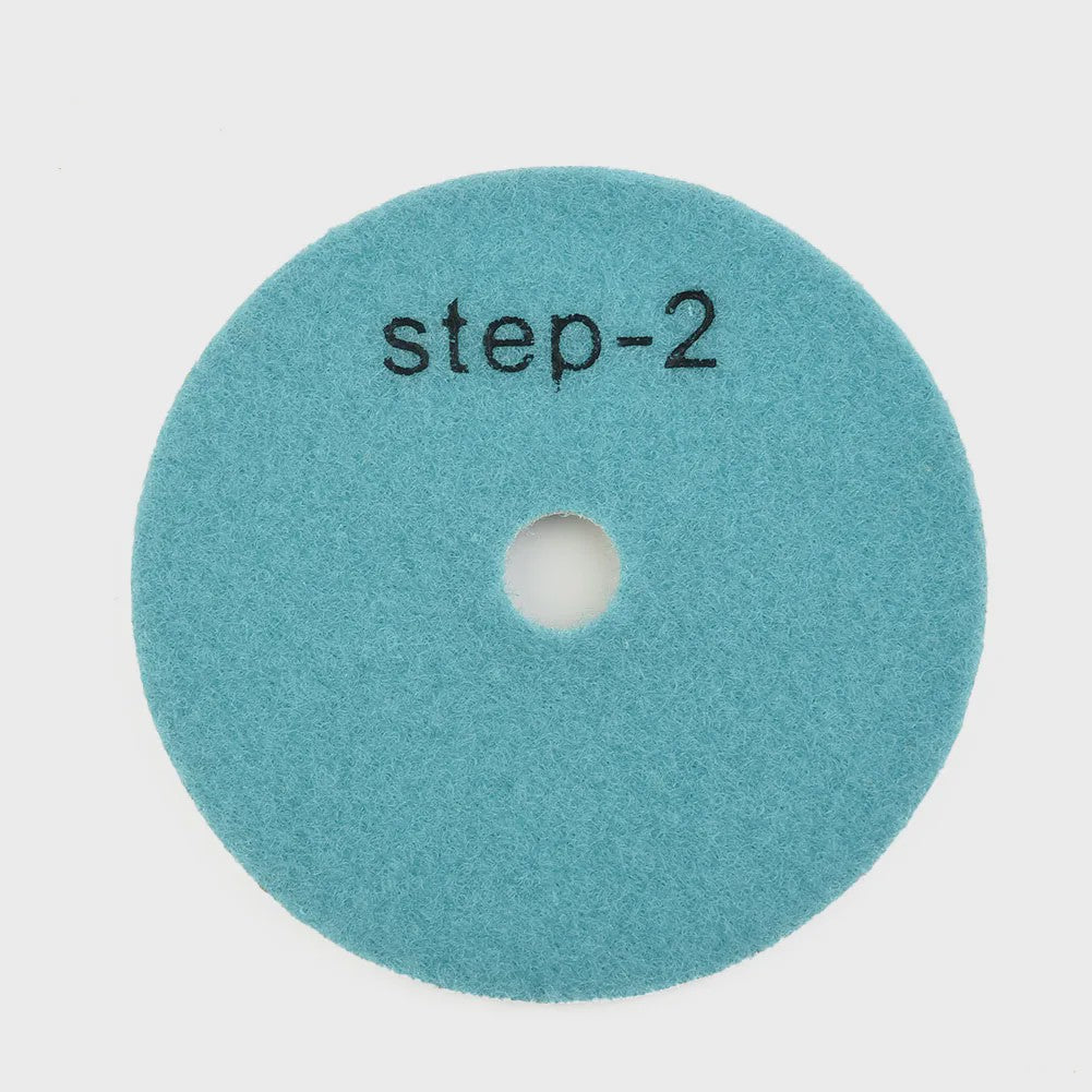 4-Inch Diamant Polijstpads Set - 3 Stappen - Nat/Droog Gebruik