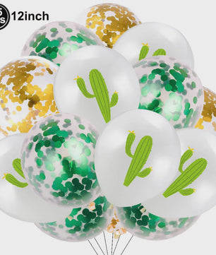 Jungle Dieren Ballondecoratie Set - Struisvogel, Gorilla, Toucan & Pauw voor Feestjes