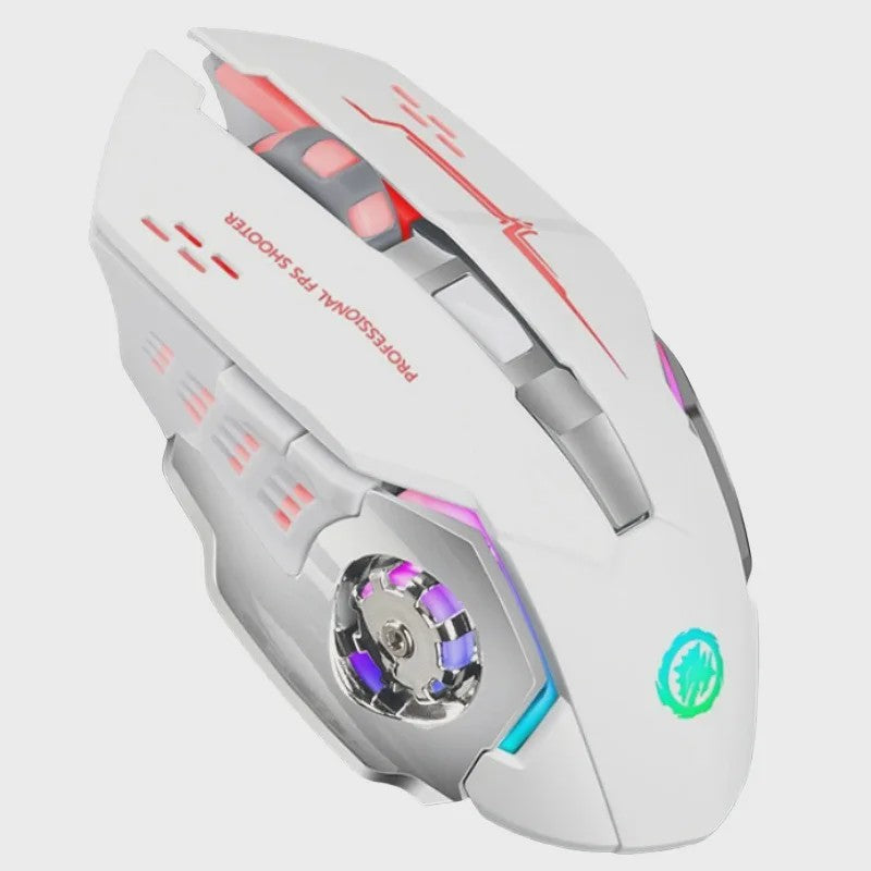 Oplaadbare Gaming Muis: Dual Mode Bluetooth 5.2 & 2.4G Wireless, 3600 DPI