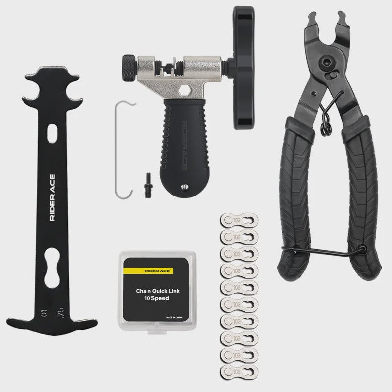 Fiets Kettingpons & Reparatie Tool Kit - 6-12 Speed Kettingen