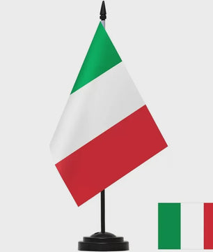 Bureauvlag Set: Australië, Canada, Italië, Zuid-Korea & Rusland - 14x21cm
