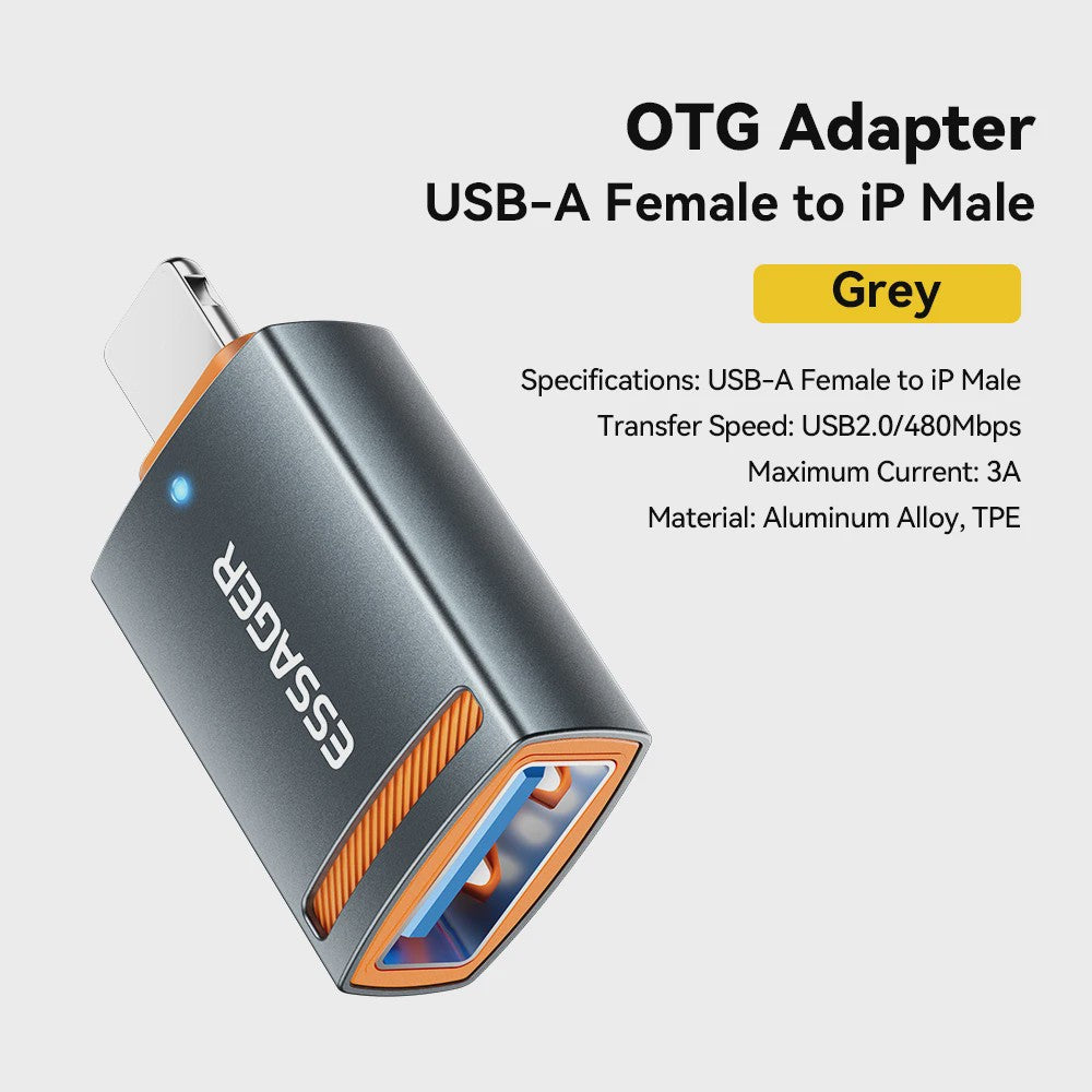 Essager USB 3.0 OTG Adapter: Type-C & USB-A naar Micro/iPhone Converter