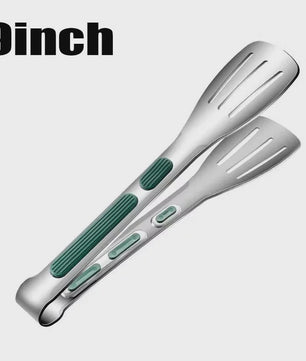 RVS Keukentang - Antislip, Vaatwasserbestendig, Grill & Barbecue Tang voor Vlees, Salade, Brood