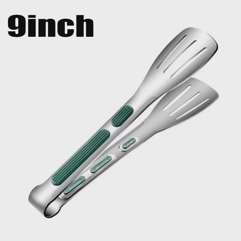 RVS Keukentang - Antislip, Vaatwasserbestendig, Grill & Barbecue Tang voor Vlees, Salade, Brood