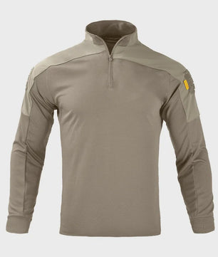 Tactisch Outdoor Shirt met Halve Rits en Ademende Stof - Militair & Jacht