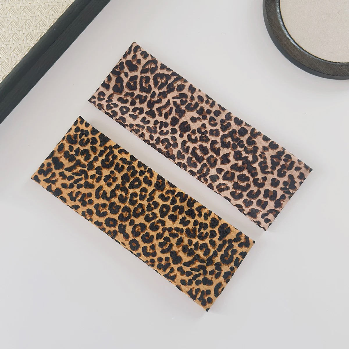 Elastische Dames Haarband met Panterprint - Stijlvol & Comfortabel voor Sport, Yoga en Dagelijks Gebruik