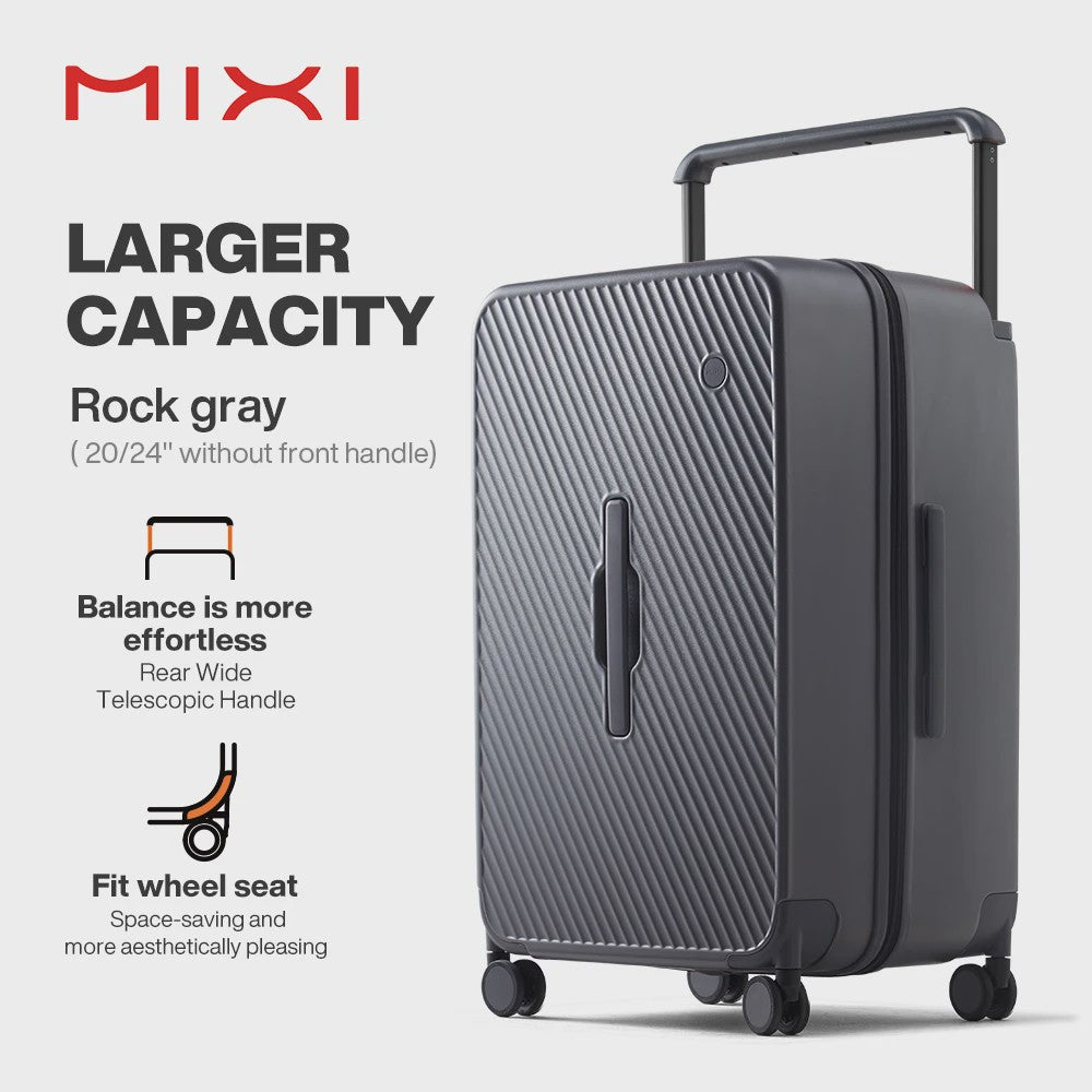 Mixi 26-inch Hardside Trolley Koffer - Ruim, Lichtgewicht en Duurzaam Reisbagage