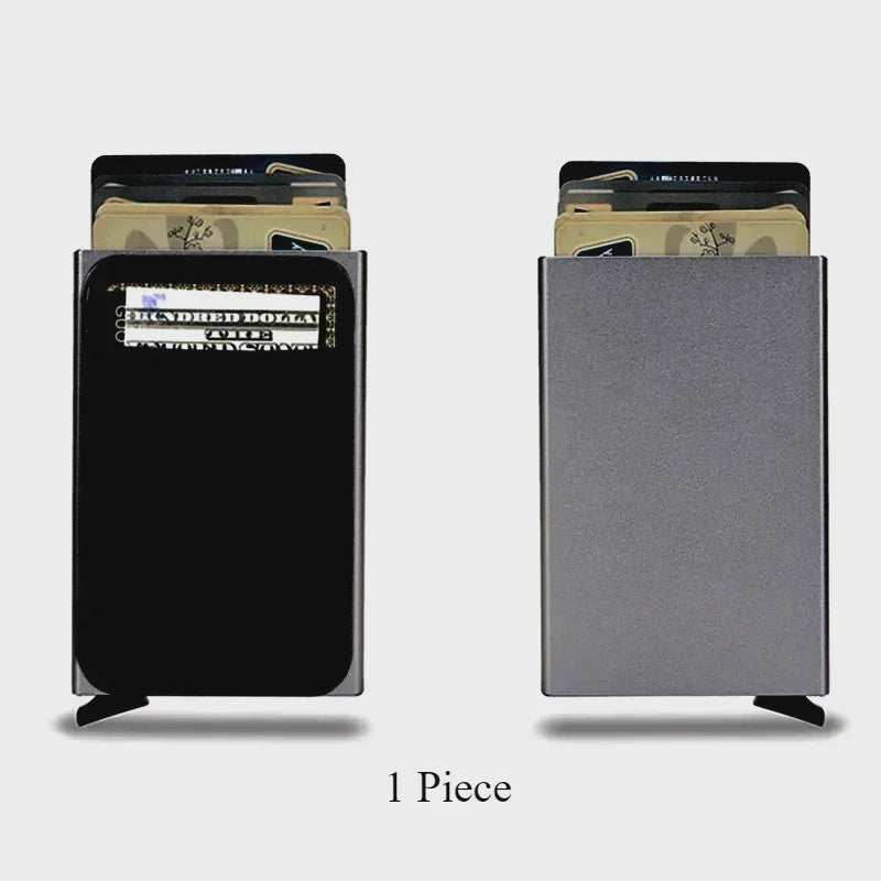 Slimme RFID Portemonnee Kaarthouder - Pop-up Aluminium Creditcard Wallet