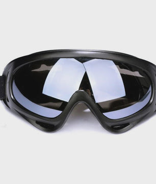 Motorcross Bril met Afneembaar Ademend Masker - Stof- en Impactbestendig