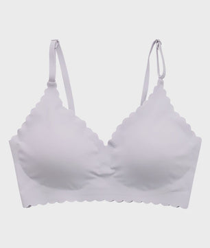 Naadloze Comfort Beha met Padded Cups en Golvende Rand - 9 Kleuren