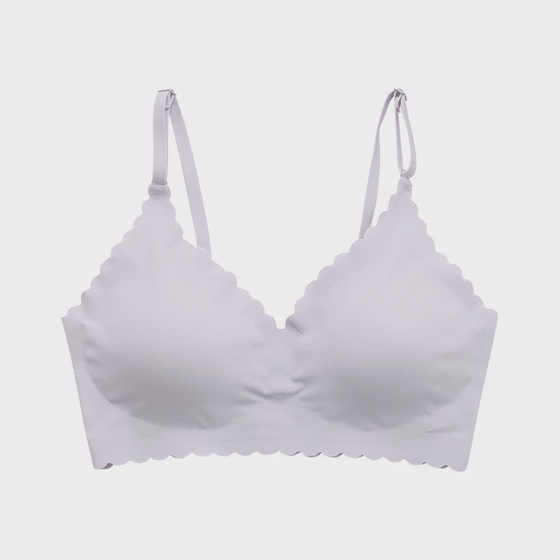 Naadloze Comfort Beha met Padded Cups en Golvende Rand - 9 Kleuren