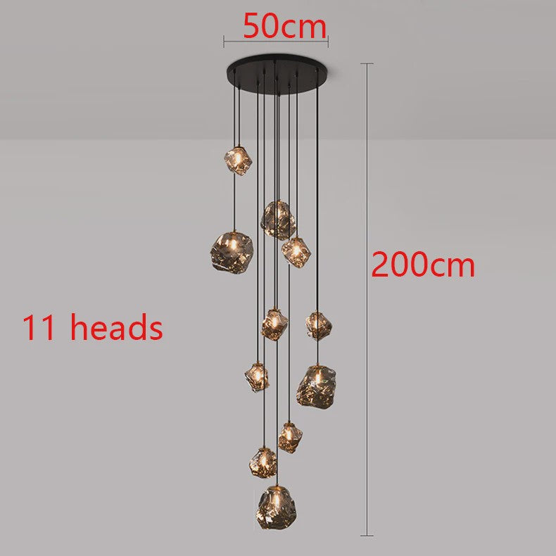 Moderne LED Hanglamp - Stijlvolle Plafondlamp voor Woonkamer & Trappenhuis