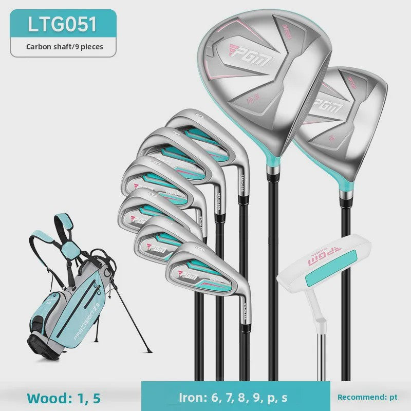 PGM Dames Golfclubset LTG051 - Complete Beginnerset met Golftas (12 Clubs)