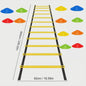 Agility Ladder & Voetbal Trainingscones Set voor Snelheid, Wendbaarheid en Voetbaltraining
