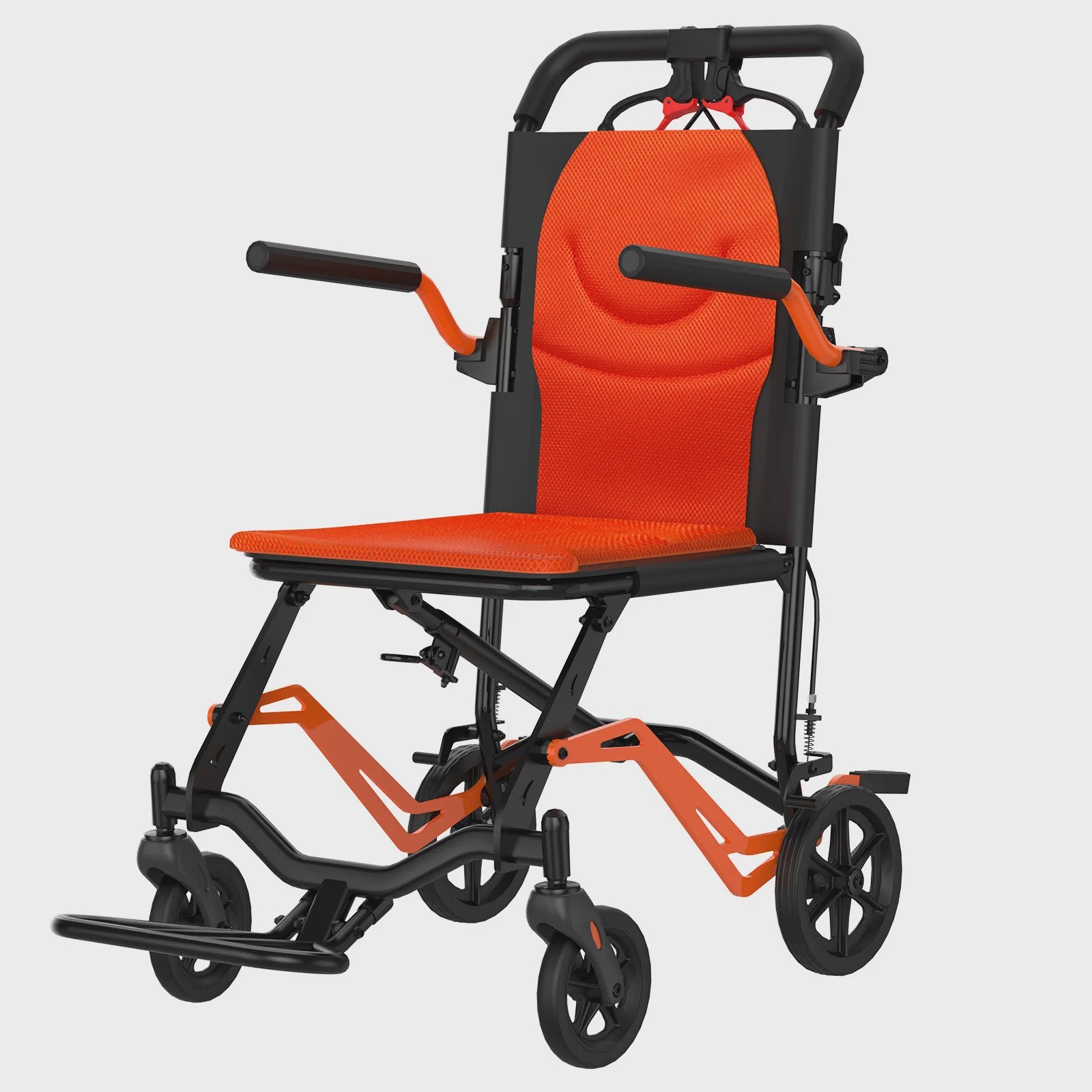 Lichtgewicht Opvouwbare Rolstoel voor Volwassenen - Aluminium Frame, 16" Zitting