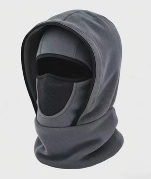 Multifunctionele Winter Balaclava met Capuchon: Fleece Nekwarmer & Winddicht Gezichtsmasker voor Buitenactiviteiten