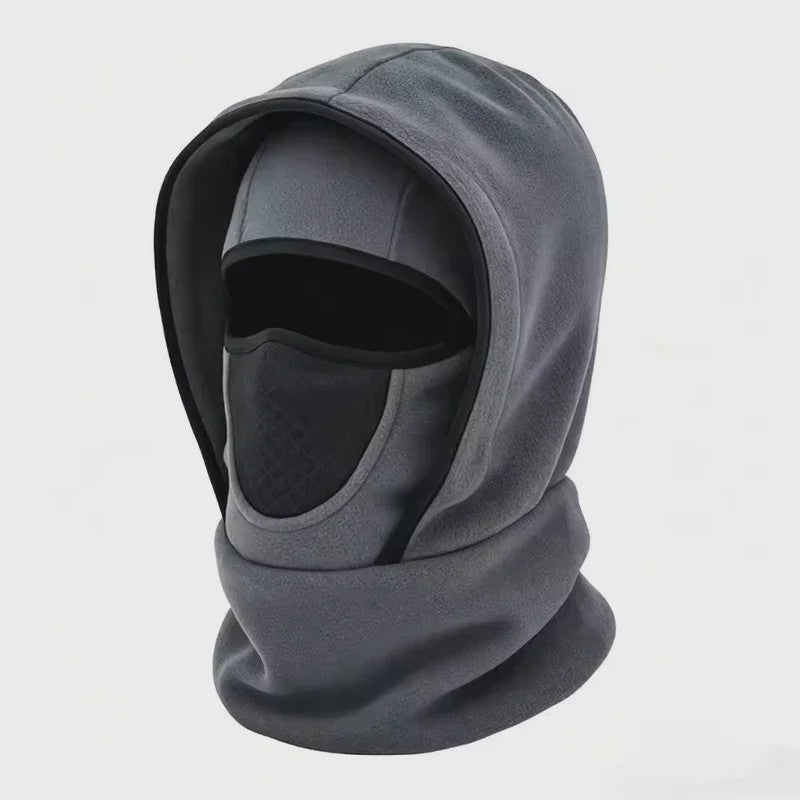 Multifunctionele Winter Balaclava met Capuchon: Fleece Nekwarmer & Winddicht Gezichtsmasker voor Buitenactiviteiten