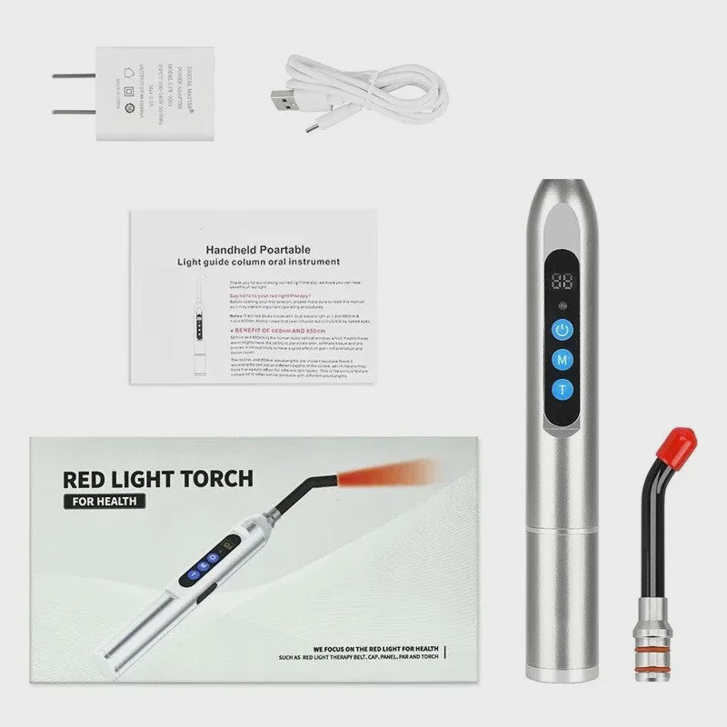 Rood Lichttherapie Apparaat voor Koortslip & Huidverzorging - 660nm/850nm LED