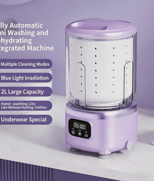Draagbare Mini Wasmachine voor Ondergoed & Babykleding - Geen Installatie Nodig
