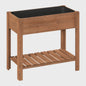 Houten Verhoogd Plantenbak met Plank - 80x75x40cm - Tuin & Balkon
