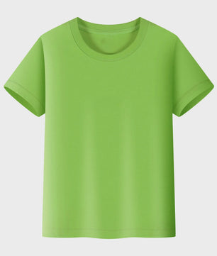 Basic Katoenen T-shirt voor Kinderen & Baby's - Jongens & Meisjes - Wit & Roze - Maten 1 t/m 14 Jaar