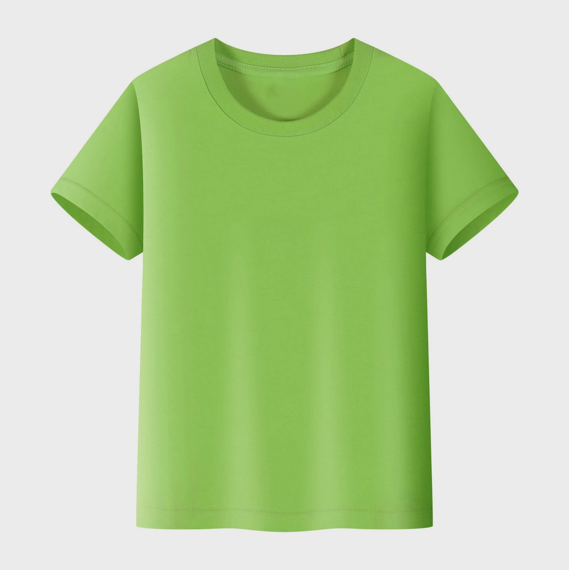 Basic Katoenen T-shirt voor Kinderen & Baby's - Jongens & Meisjes - Wit & Roze - Maten 1 t/m 14 Jaar