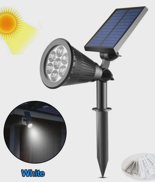 Waterdichte Solar Spotlight met 7 LED's - Tuinverlichting op Zonne-energie
