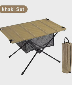 WESTTUNE Campingtafel Opvouwbaar Lichtgewicht Aluminium & 1680D Oxford Doek - Draagbaar voor Outdoor Picknick