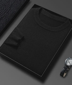 Heren Gebreide Trui met Diamantpatroon - Casual Ronde Hals, Lange Mouwen
