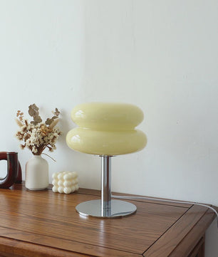 Macaron Glazen Tafellamp - Sfeervolle Verlichting met Trichromatische Dimming