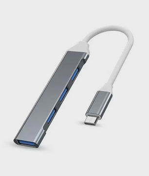 USB-C Hub 4-Poorts Multi-Splitter met OTG Functie voor Laptops en Smartphones