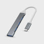 USB-C Hub 4-Poorts Multi-Splitter met OTG Functie voor Laptops en Smartphones