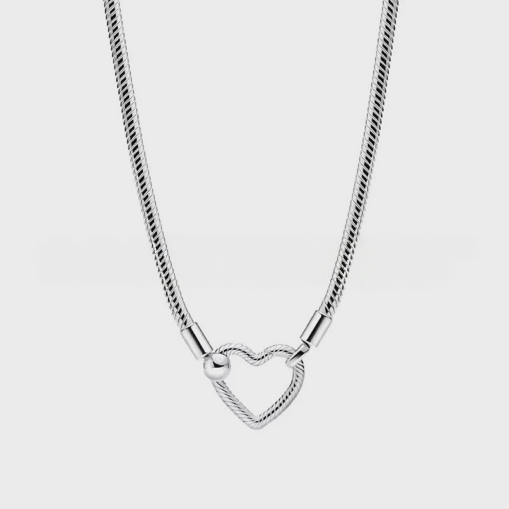Chique Zilveren Ketting met Hanger: Hart, Zirkonia of Cirkel - DIY Sieraden voor Dames