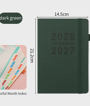 Agenda & Notitieboek 2026-2027: Perfect voor Studenten, Kantoor en Dagelijkse Planning